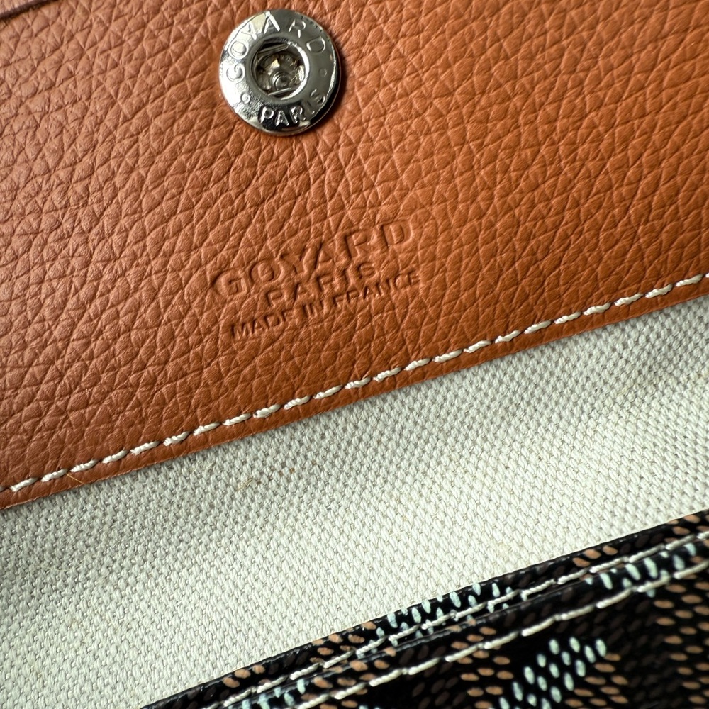 Authentic Goyard Classic Brown and Black St Louis GM Tote - Picture 9 of 9